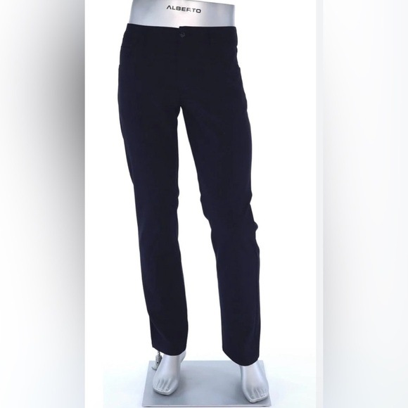 Alberto Other - Alberto Slipe Jeans 33x34 Denim Slim-Straight Higher rise Dark Blue Raw Selvedge
